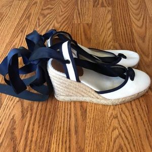 JCrew espadrille wedges